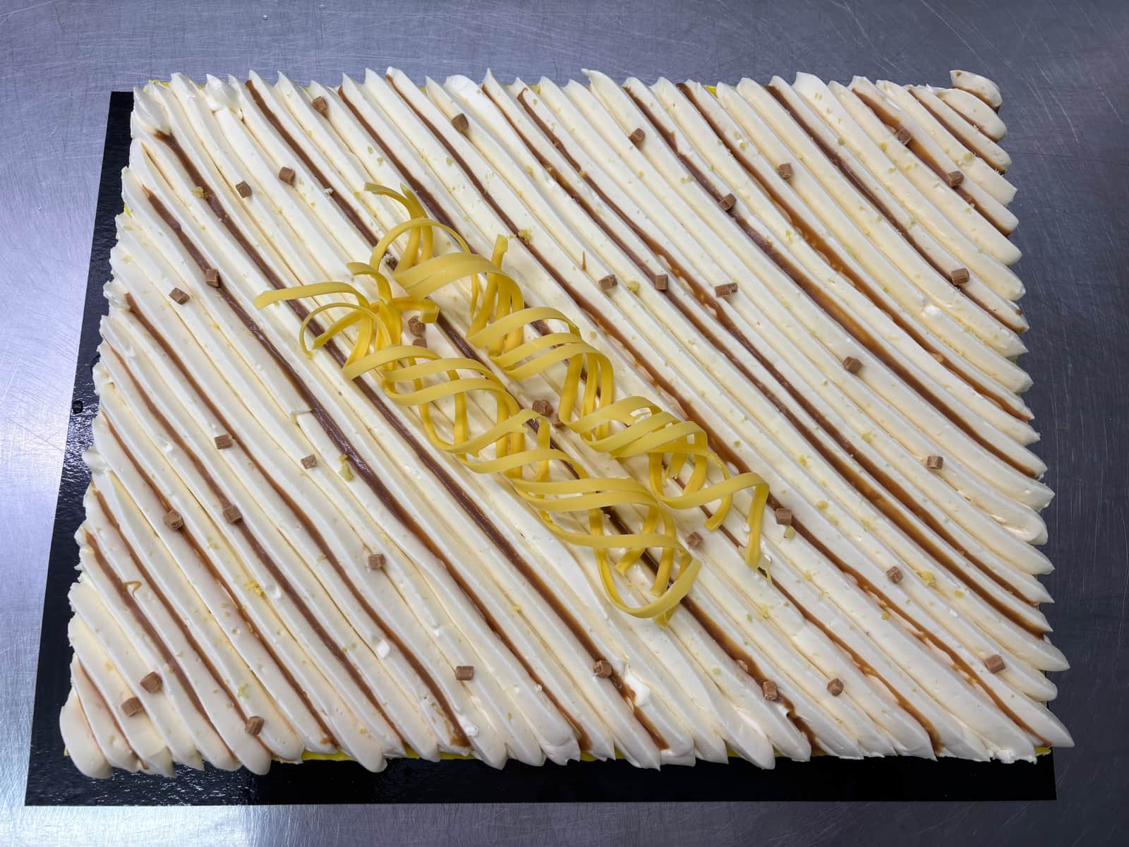 Entremet citron caramel